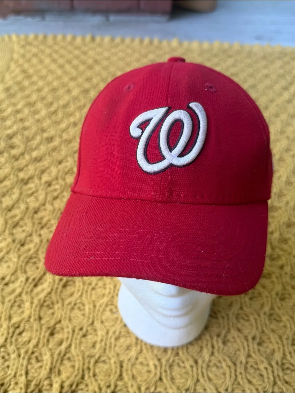 Washington Nationals Youth Boys Fitted Cap Hat One Size Red New Era Baseball MLB
